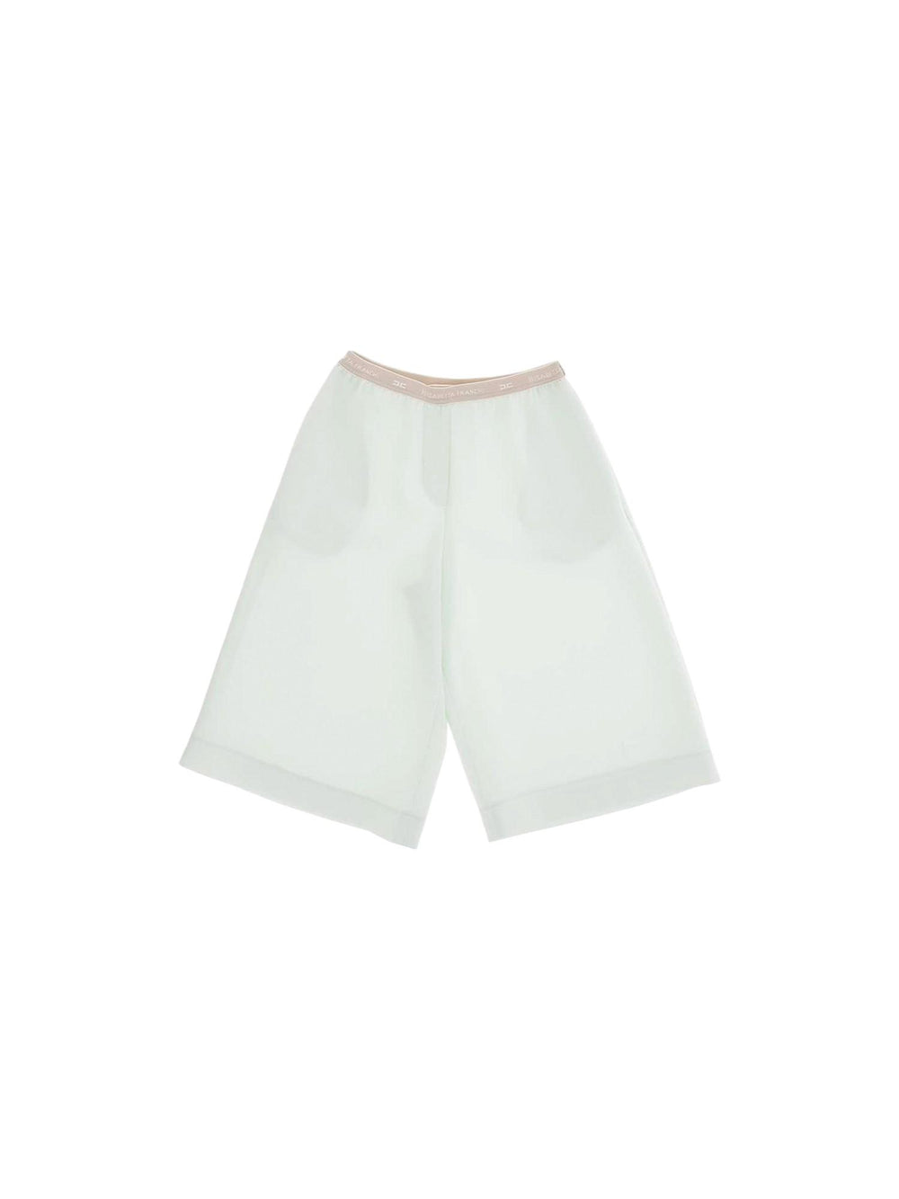 Bermuda bambina panna con vita elastica logata