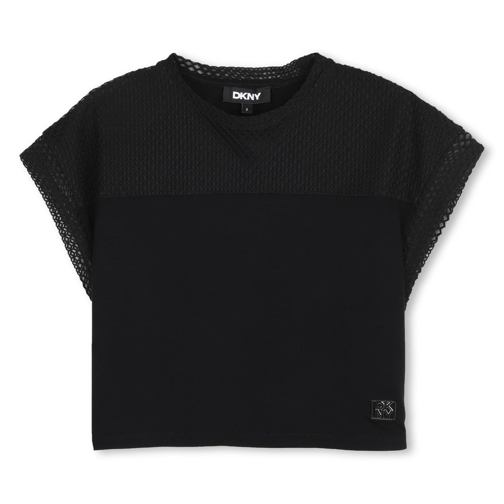 T-shirt con logo D62628 /09B DKNY 