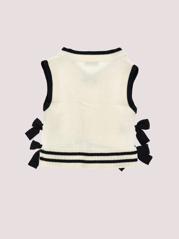 Gilet con fiocchi I9G306 7034 /150 PHILOSOPHY KIDS 