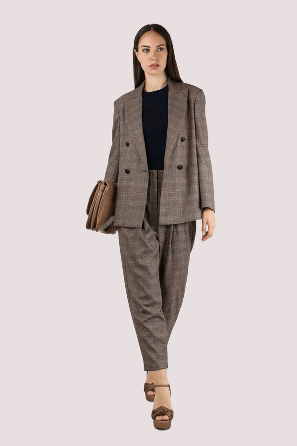 Giacca in tessuto galles 107871 /KAKI F. ANNARITA N 