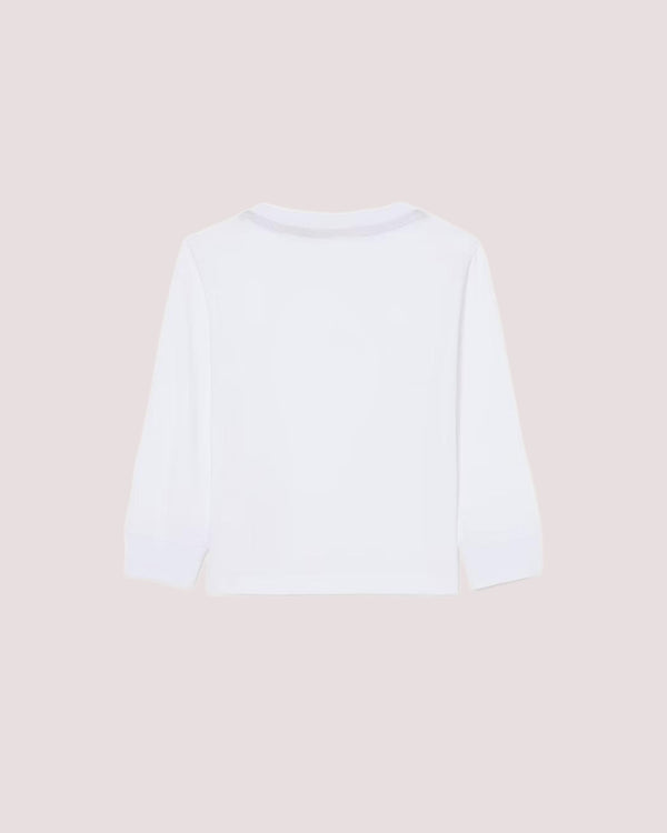 T-shirt in cotone a maniche lunghe 847112 /W8L LACOSTE 