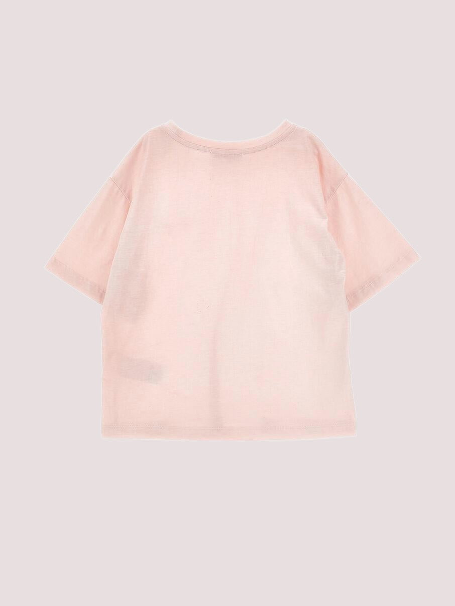 T-shirt ricamo scritta I1G609 7206 /94 PHILOSOPHY KIDS 