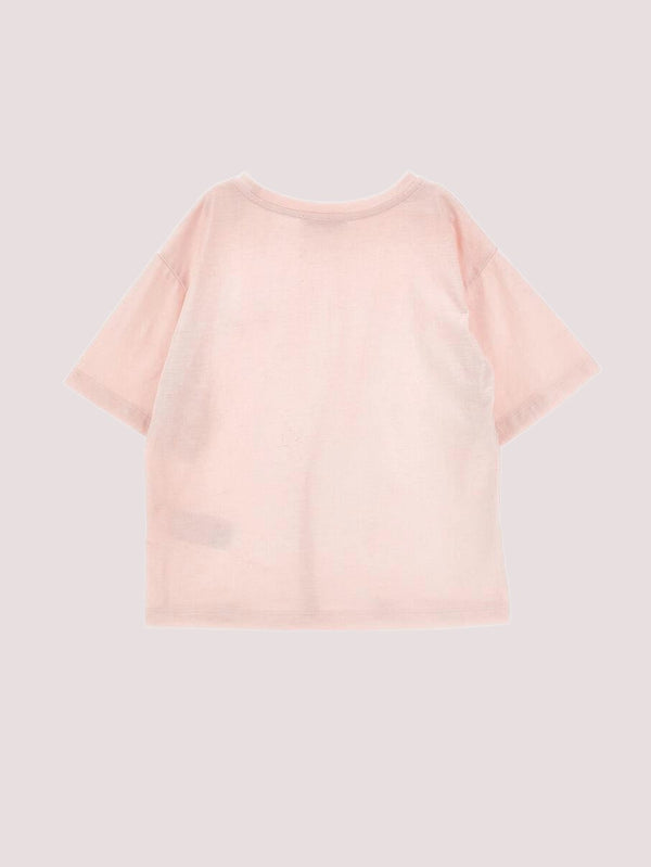 T-shirt ricamo scritta I1G609 7206 /94 PHILOSOPHY KIDS 