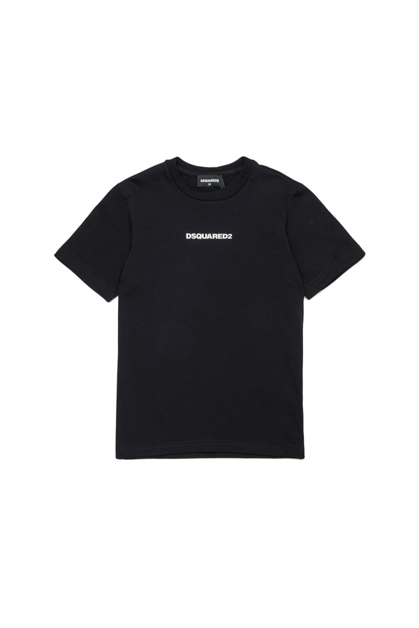 T-shirt con logo effetto gommato DQ2823 D004G /DQ900 DSQUARED2 JUNIOR 