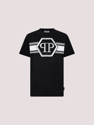 T-shirt con logo stampato S6PHJBTH054 /110 PHILIPP PLEIN JUNIOR 