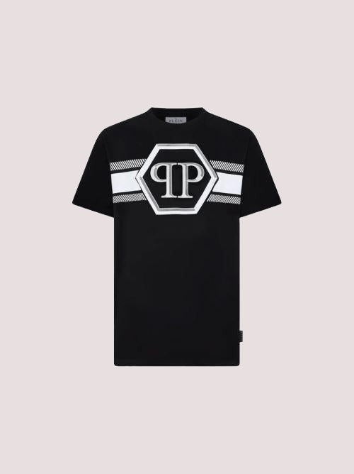 T-shirt con logo stampato S6PHJBTH054 /110 PHILIPP PLEIN JUNIOR 