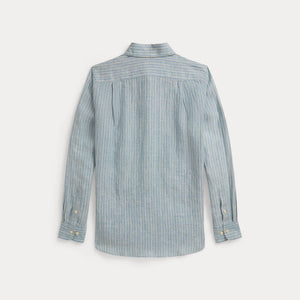 Camicia in lino a righe 323A13343 /002 POLO RALPH LAUREN 