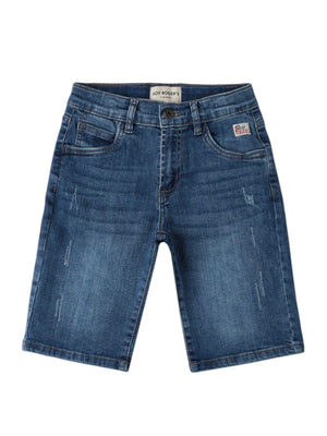 Bermuda bambino in denim slavato