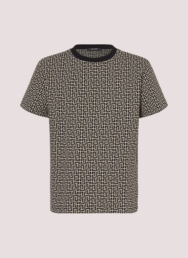 T-shirt monogram BX8R01 Z2411 /106NE BALMAIN 
