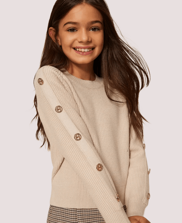 Maglia a coste con bottoni Oval T 252GJ3061 /10884 TWINSET 