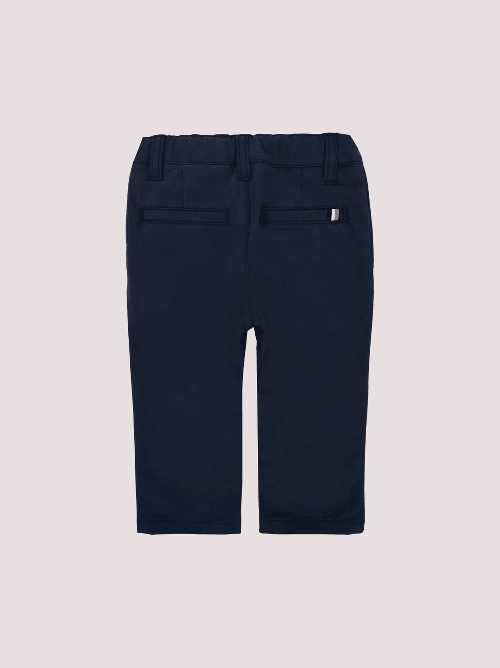 Pantaloni blu per neonato con patch logato J52705 /849 BOSS 