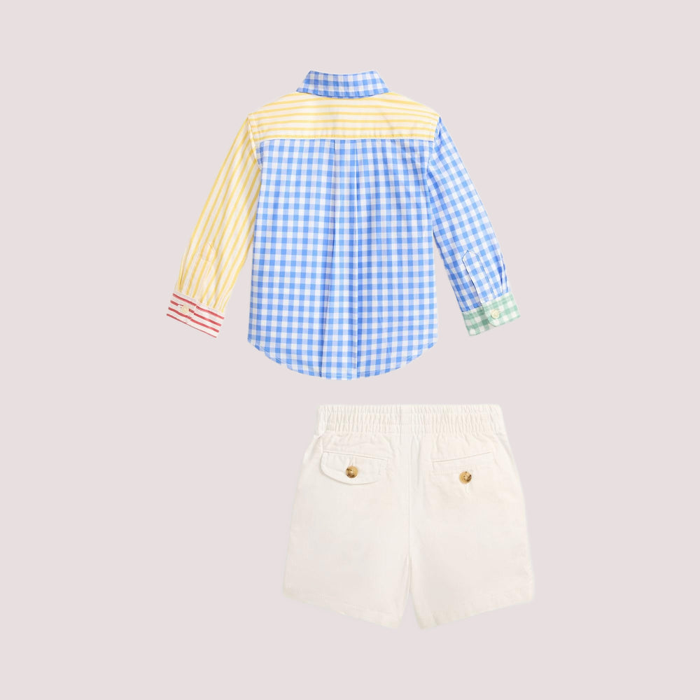 Camicia popeline fun e pantaloncini flex abrasion 320B14059 /001 POLO RALPH LAUREN 