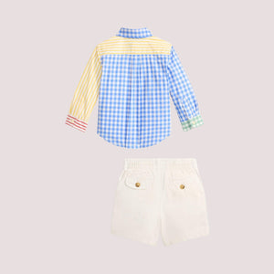 Camicia popeline fun e pantaloncini flex abrasion 320B14059 /001 POLO RALPH LAUREN 