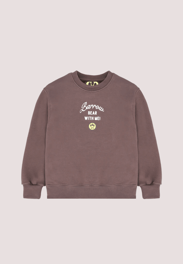 Felpa con ricamo F5BKJGSW132 /308 BARROW KIDS 