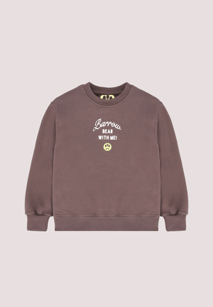 Felpa con ricamo F5BKJGSW132 /308 BARROW KIDS 