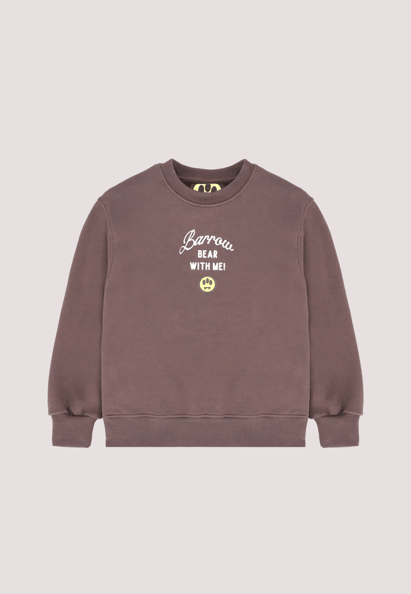 Felpa con ricamo F5BKJGSW132 /308 BARROW KIDS 