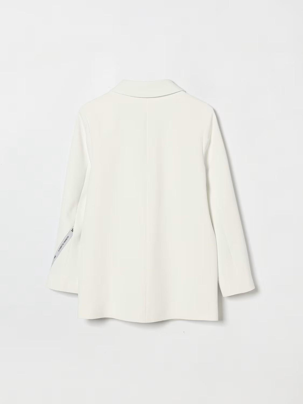 Giacca in crepe con nastro logato su una manica EFGC074 GA022 /0195 ELISABETTA FRANCHI La Mia Bambina 
