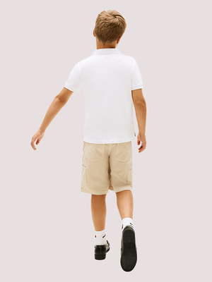 Polo con logo ricamato Tommy Hilfiger KB0KB10227J /YBR TOMMY HILFIGER 