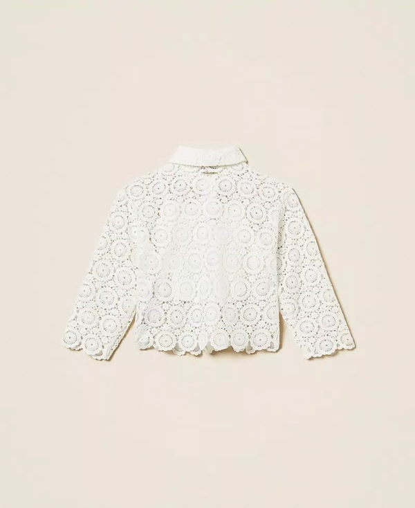 Camicia boxy in pizzo macramè 261GJ2Q25 /526 TWINSET 