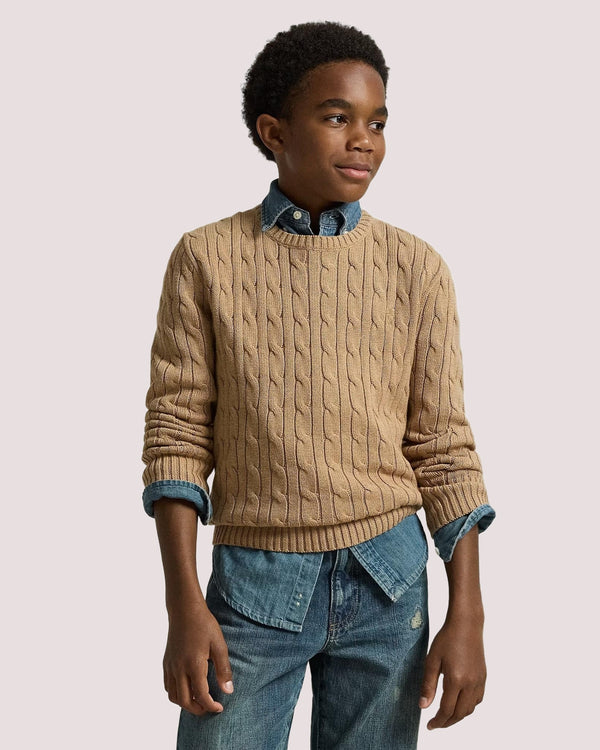 Maglia in cotone a trecce 323702674 /82 POLO RALPH LAUREN 