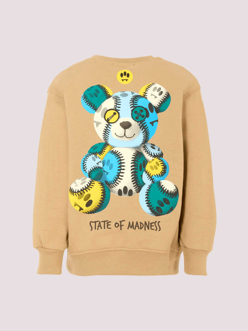 Felpa girocollo con stampa F5BKJUSW076 /307 BARROW KIDS 