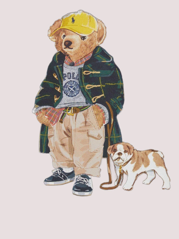 Felpa Polo Bear per bambino Polo Ralph Lauren Kids borgogna con stampa orsetto 322979491 /1 POLO RALPH LAUREN 