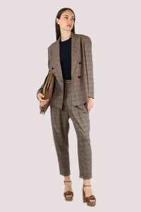 Pantalone in tessuto galles 107872 /KAKI F. ANNARITA N 