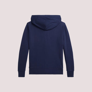 Felpa con cappuccio e zip intera in french terry 323964134 /002 POLO RALPH LAUREN 