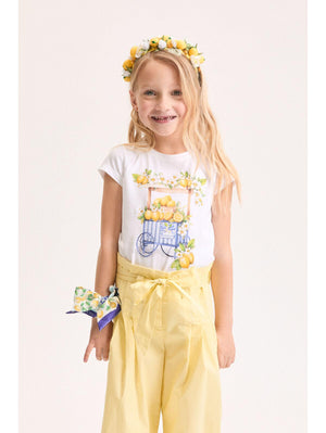 T-Shirt Carretto Limoni 11G624 7201 /99 MONNALISA 