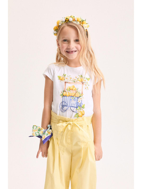 T-Shirt Carretto Limoni 11G624 7201 /99 MONNALISA 