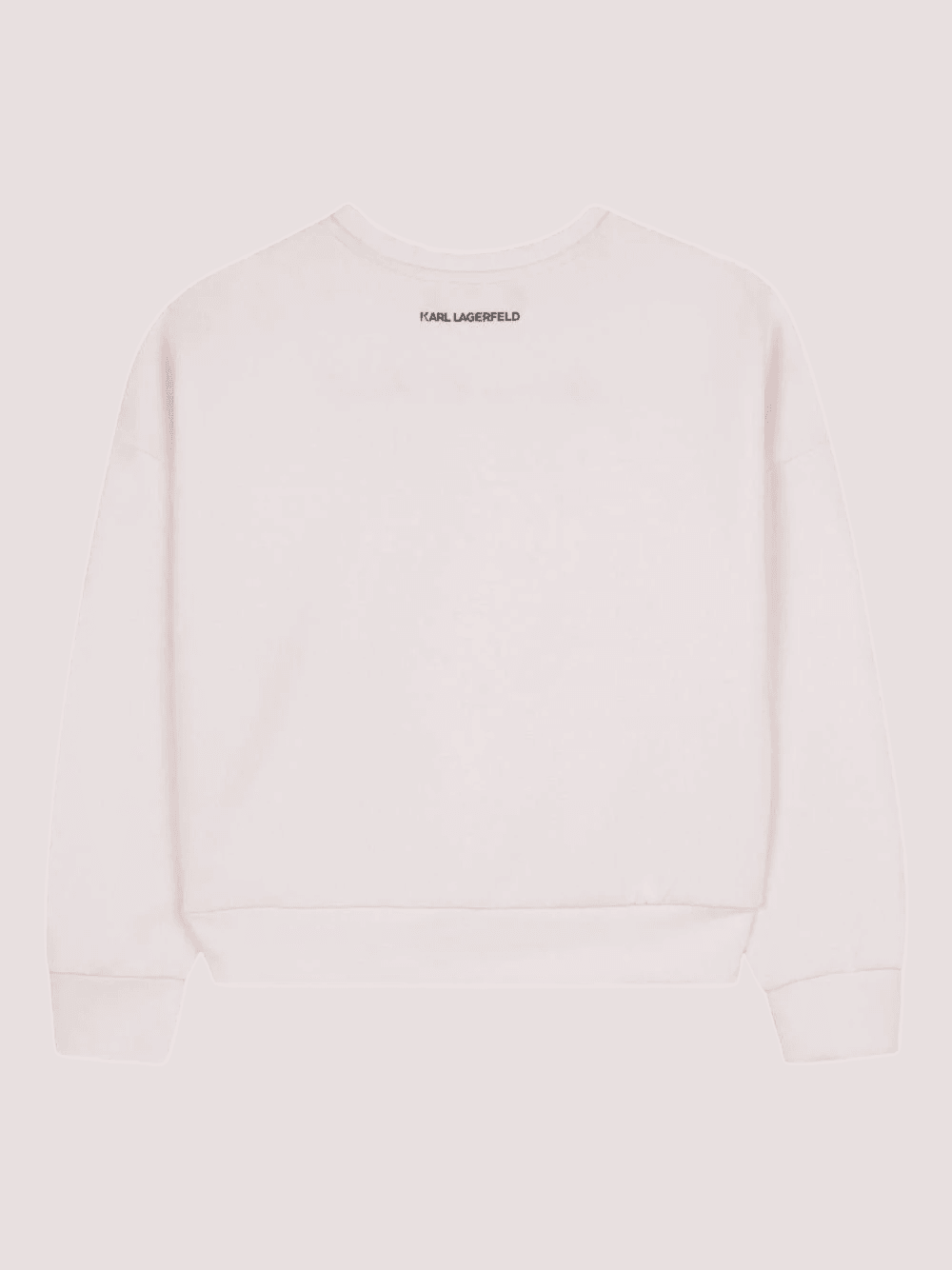 Felpa rosa con stampa grafica Z30610 /47P KARL LAGERFELD 