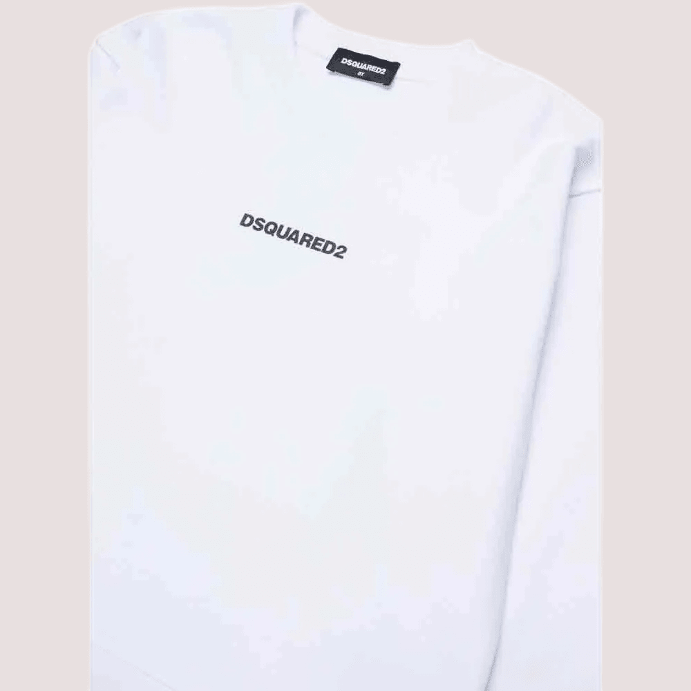 Felpa Con Logo Frontale DQ2739 D0094 /DQ100 DSQUARED2 JUNIOR 