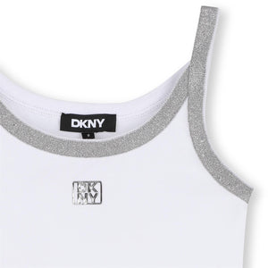 Canotta con logo stampato D62613 /10P DKNY 