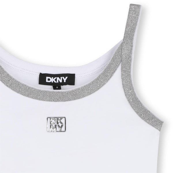 Canotta con logo stampato D62613 /10P DKNY 