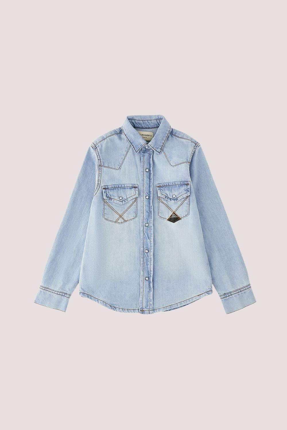 Camicia la jolla in denim RG129 00 /7025 ROY ROGERS 