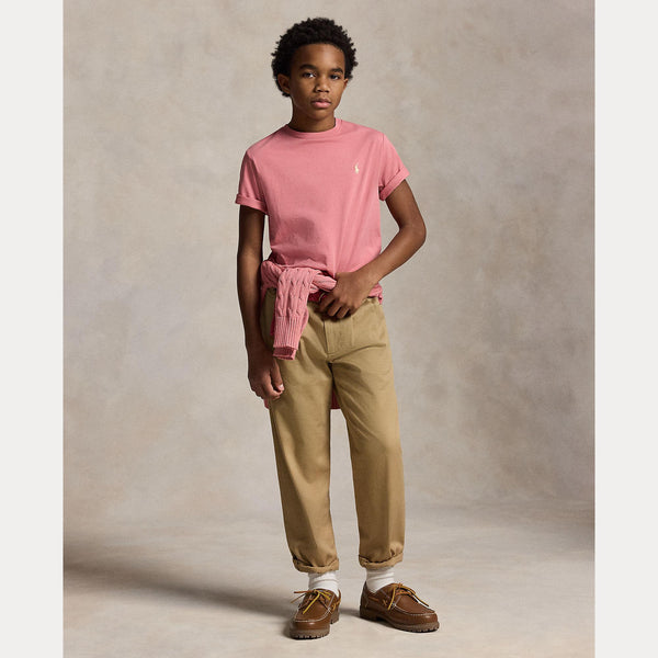 T-shirt in jersey di cotone con scollo a girocollo 323832904 /510 POLO RALPH LAUREN 