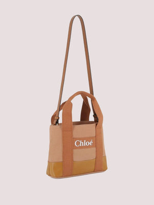 Borsa tote  beige in tela con logo 2020 C20684 /239 CHLOE 