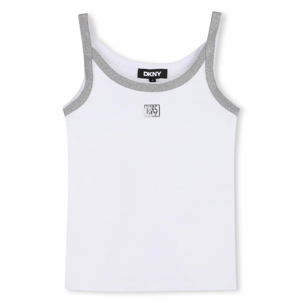 Canotta con logo stampato D62613 /10P DKNY 