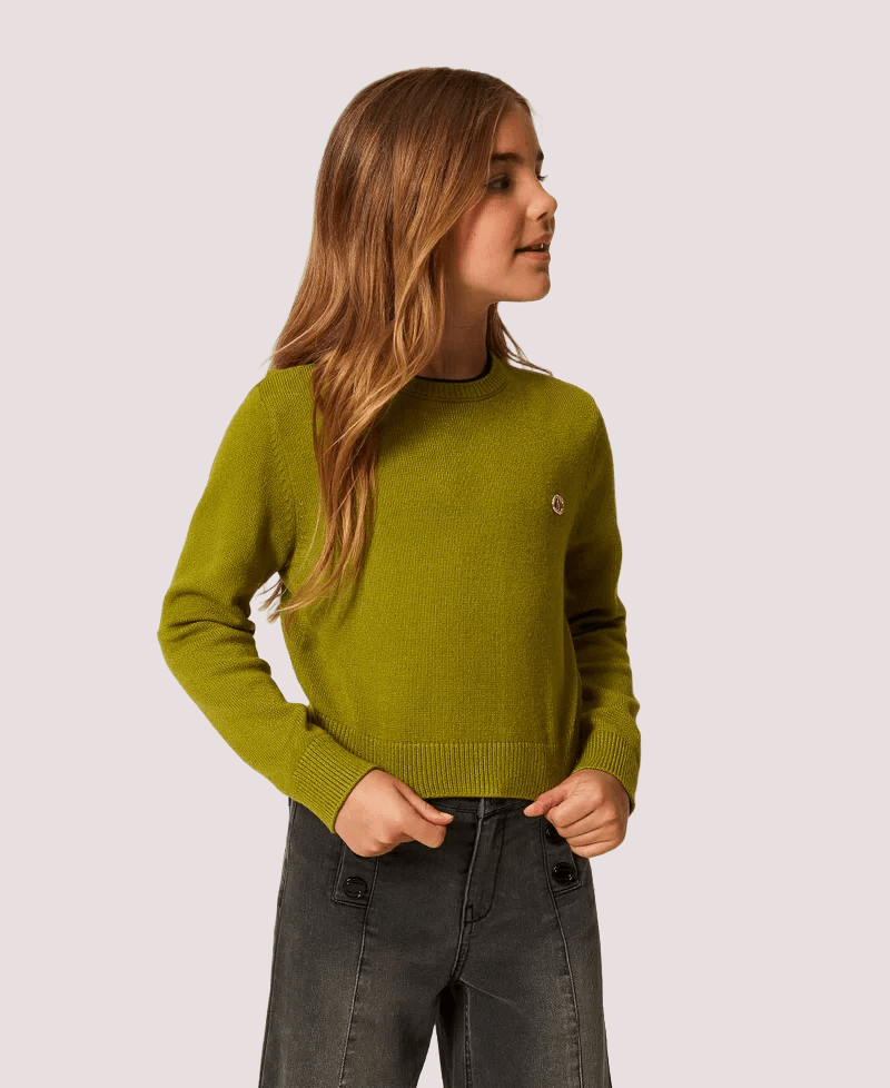 Maglia girocollo con Oval T 252GJ3011 /12576 TWINSET 