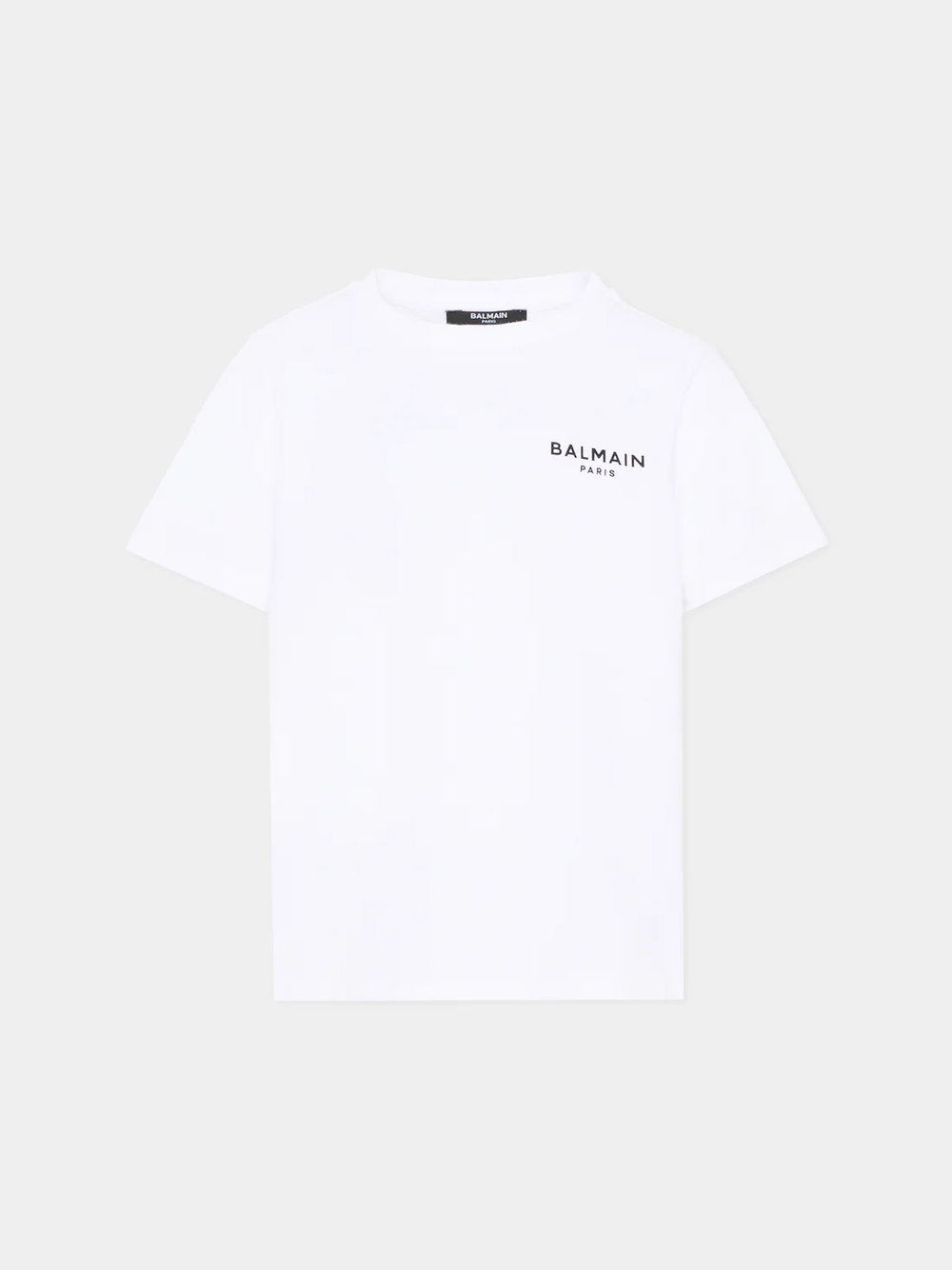 T-shirt con logo BY8R31 Z3672 /100NE BALMAIN 