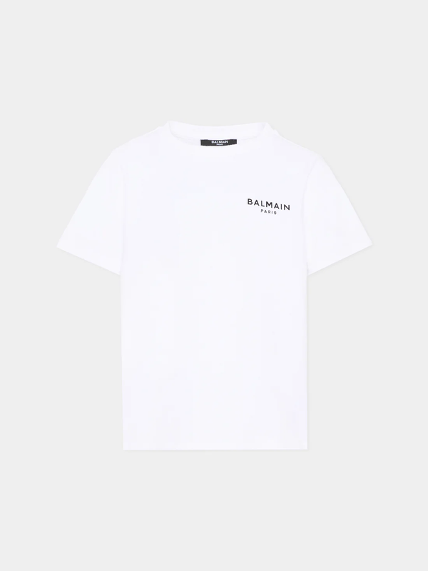 T-shirt con logo BY8R31 Z3672 /100NE BALMAIN 