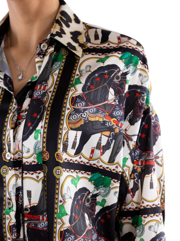 5 PROGRESS 14049/SICILY HORSE FOULARD