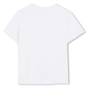 T-shirt con strass D62619 /10P DKNY 