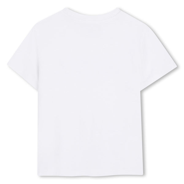 T-shirt con strass D62619 /10P DKNY 