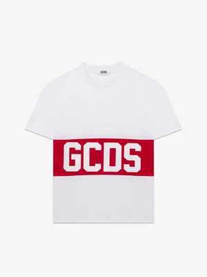 T-shirt band logo Z0UJQC585J105 /100B GCDS 