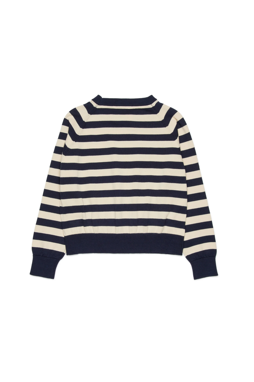 Pullover girocollo a righe con logo MX0295 MX00Y /MX854 MAX&CO KID 
