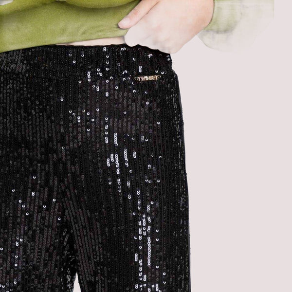 Pantalone con paillettes 252GJ2232 /6 TWINSET 