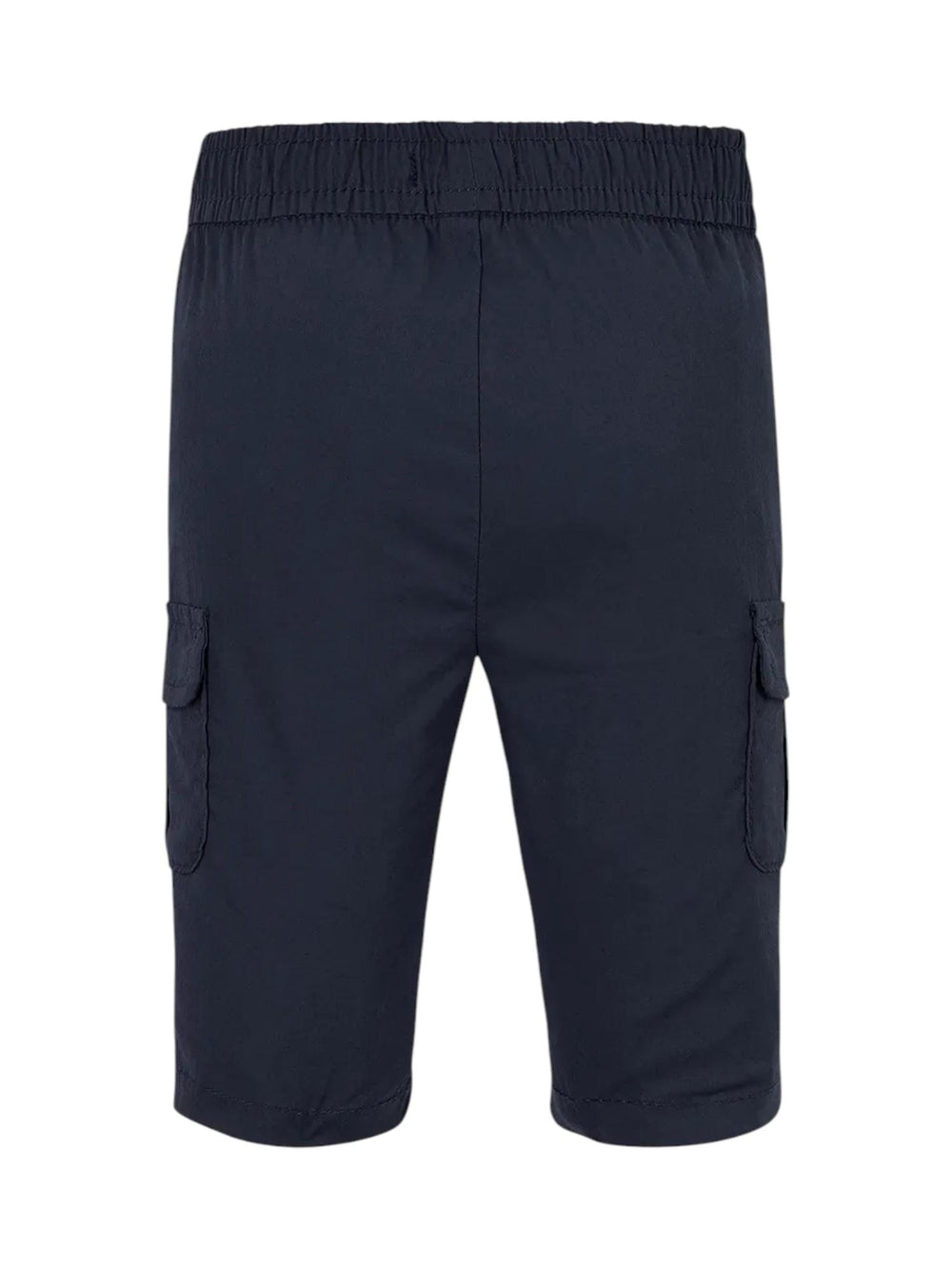 Bermuda cargo bambino blu navy in cotone tecnico elasticizzato
