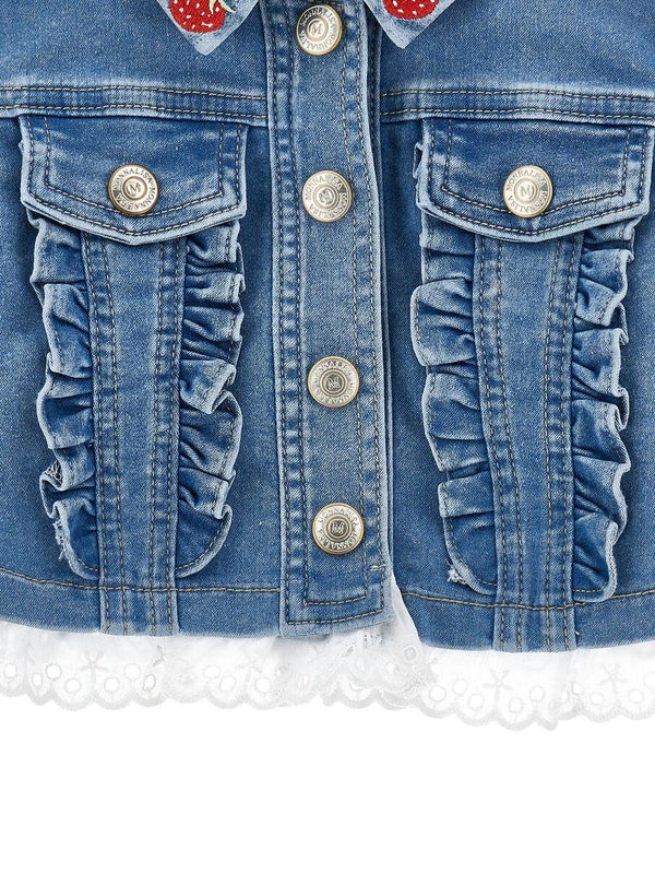 Giubotto Jeans Winnie the Pooh 39G103 7017 /62 MONNALISA 