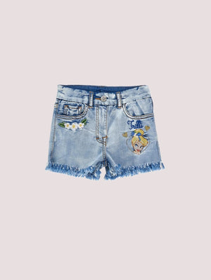 Shorts con Trilli e fiori 19G416 7013 /62 MONNALISA 